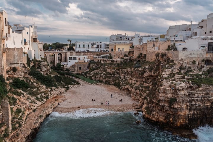 Finding the quiet corners of Polignano a Mare